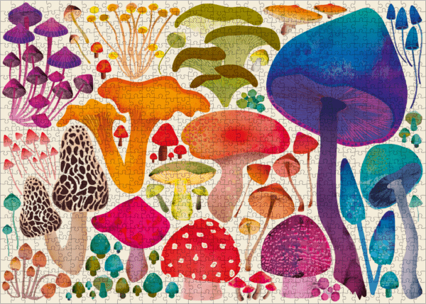 elena essex mushrooms 1000 piece jigsaw puzzle