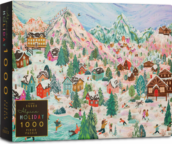 elena essex alpine holiday 1000 piece jigsaw puzzle
