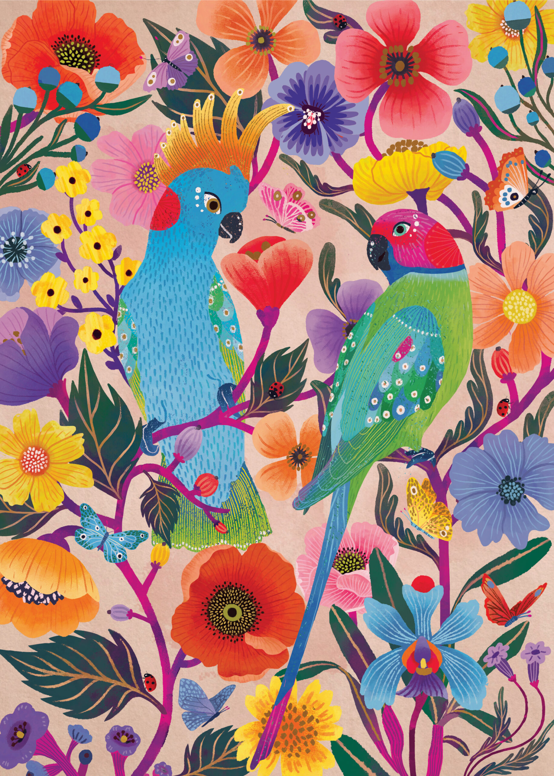 elena essex lovebirds 1000 piece jigsaw puzzle