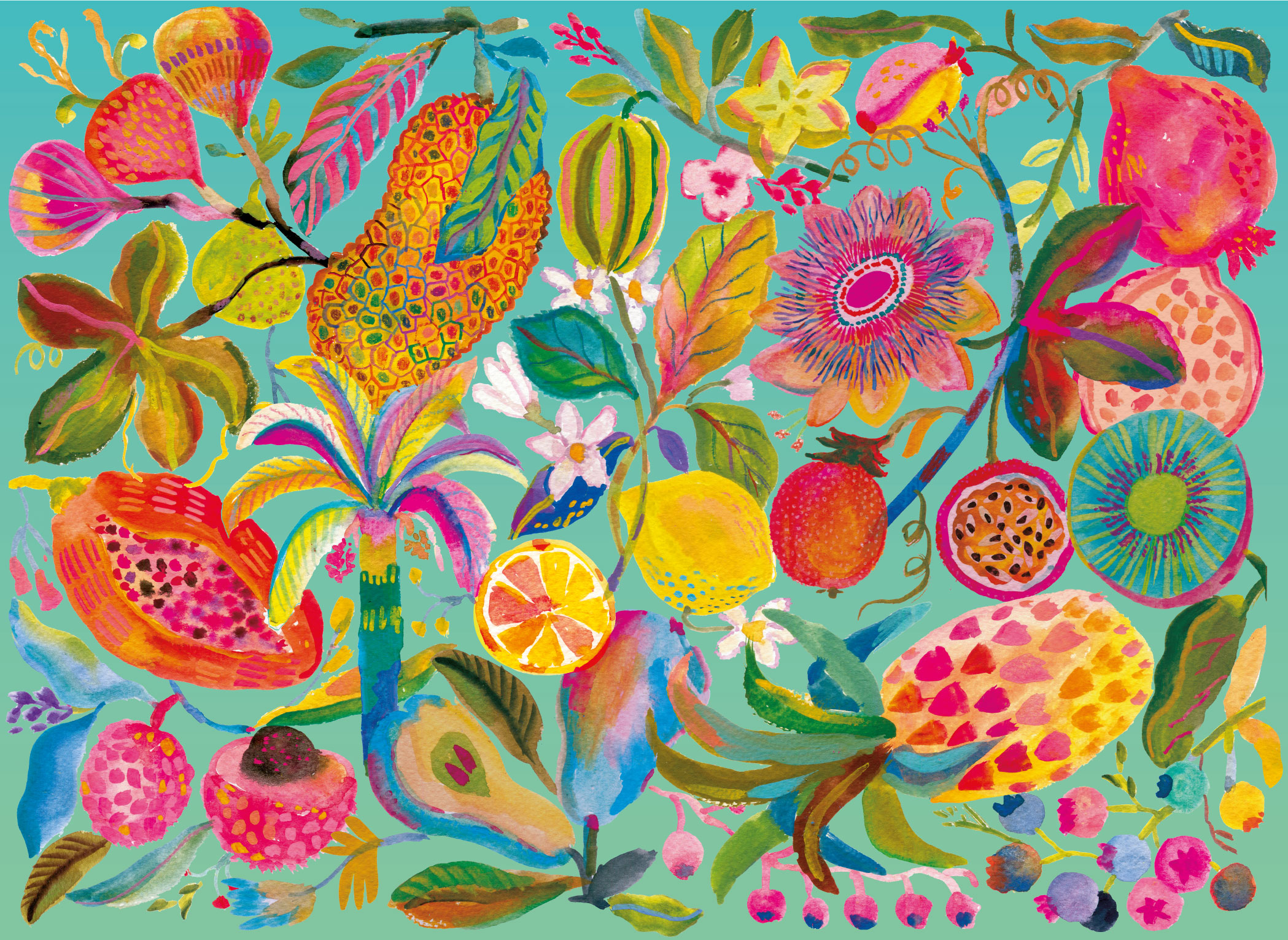 elena essex tropical bliss 1000 piece jigsaw puzzle