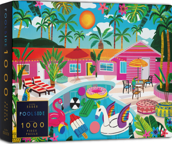 elena essex poolside 1000 piece jigsaw puzzle