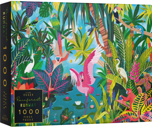 elena essex rainforest runway 1000 piece jigsaw puzzle