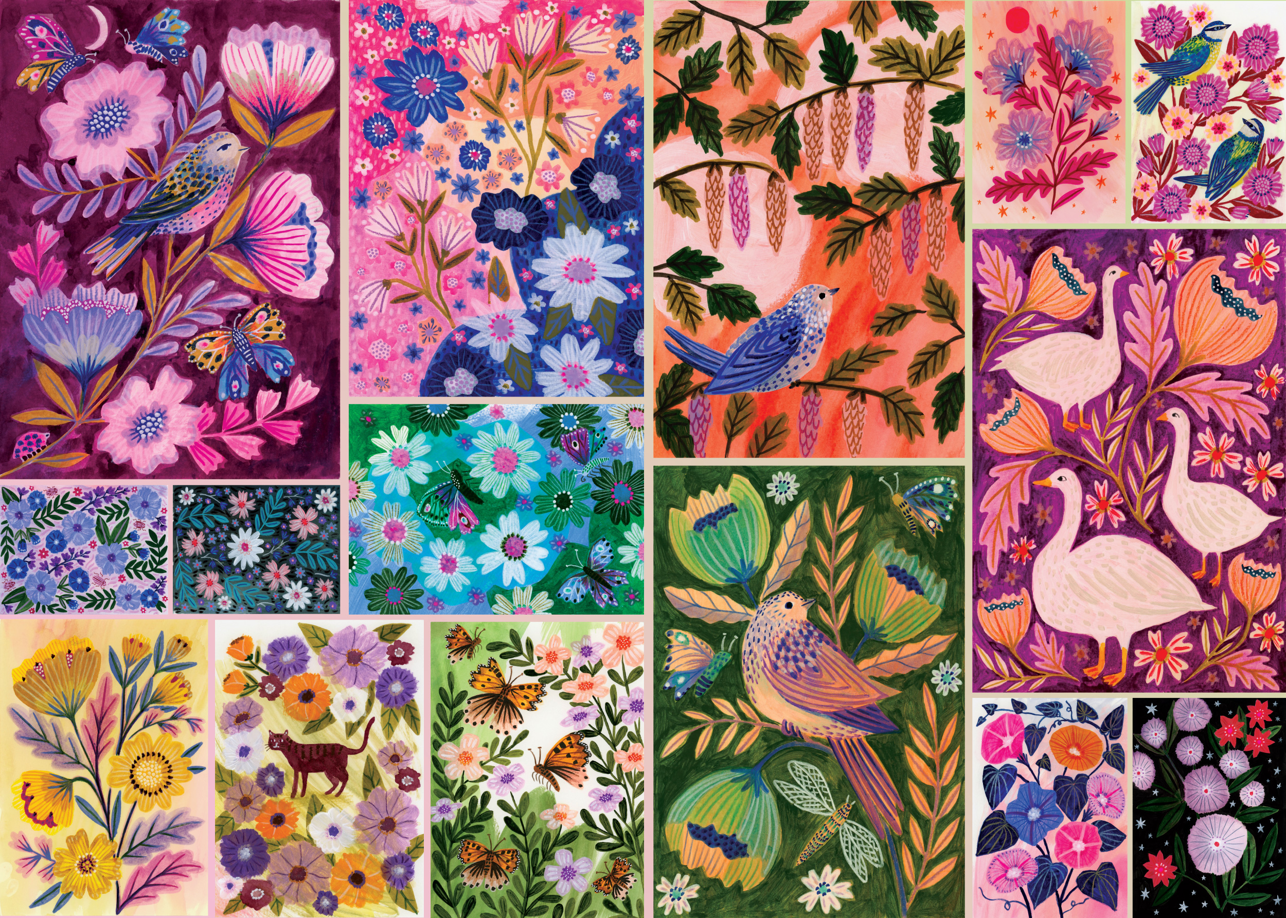 elena essex natures garden 1000 piece jigsaw puzzle