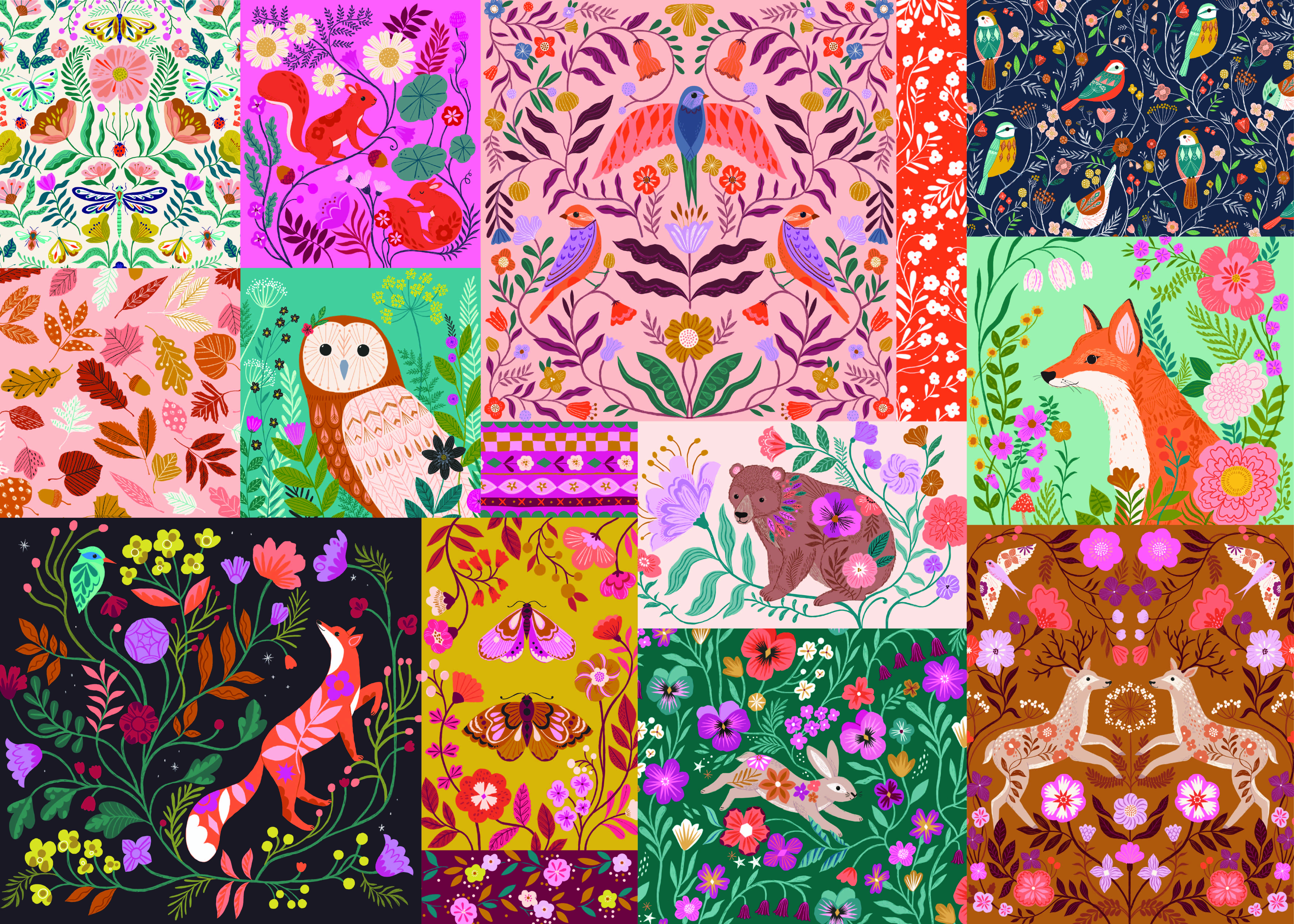 elena essex patchwork 1000 piece jigsaw puzzle