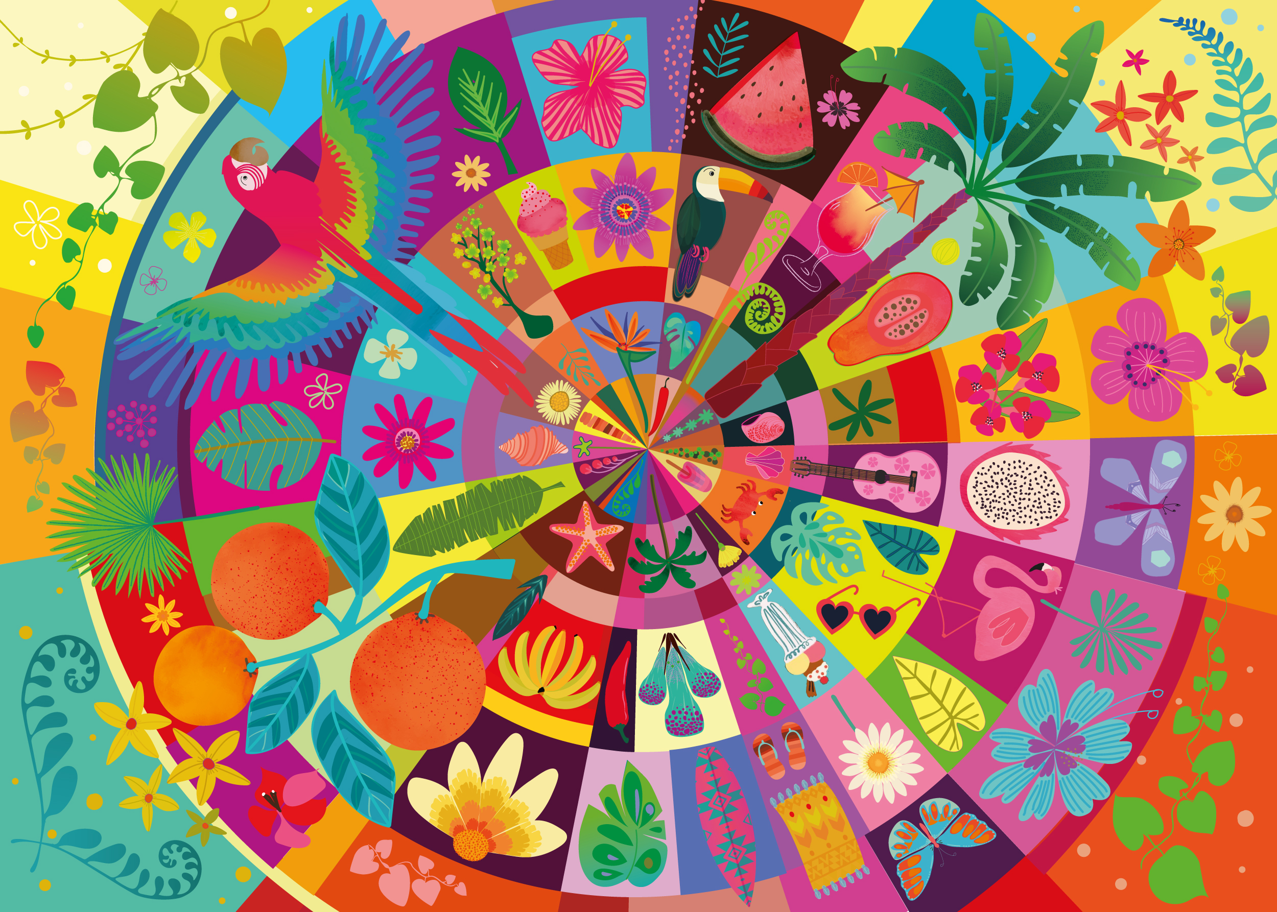 elena essex summer wheel 1000 piece jigsaw puzzle