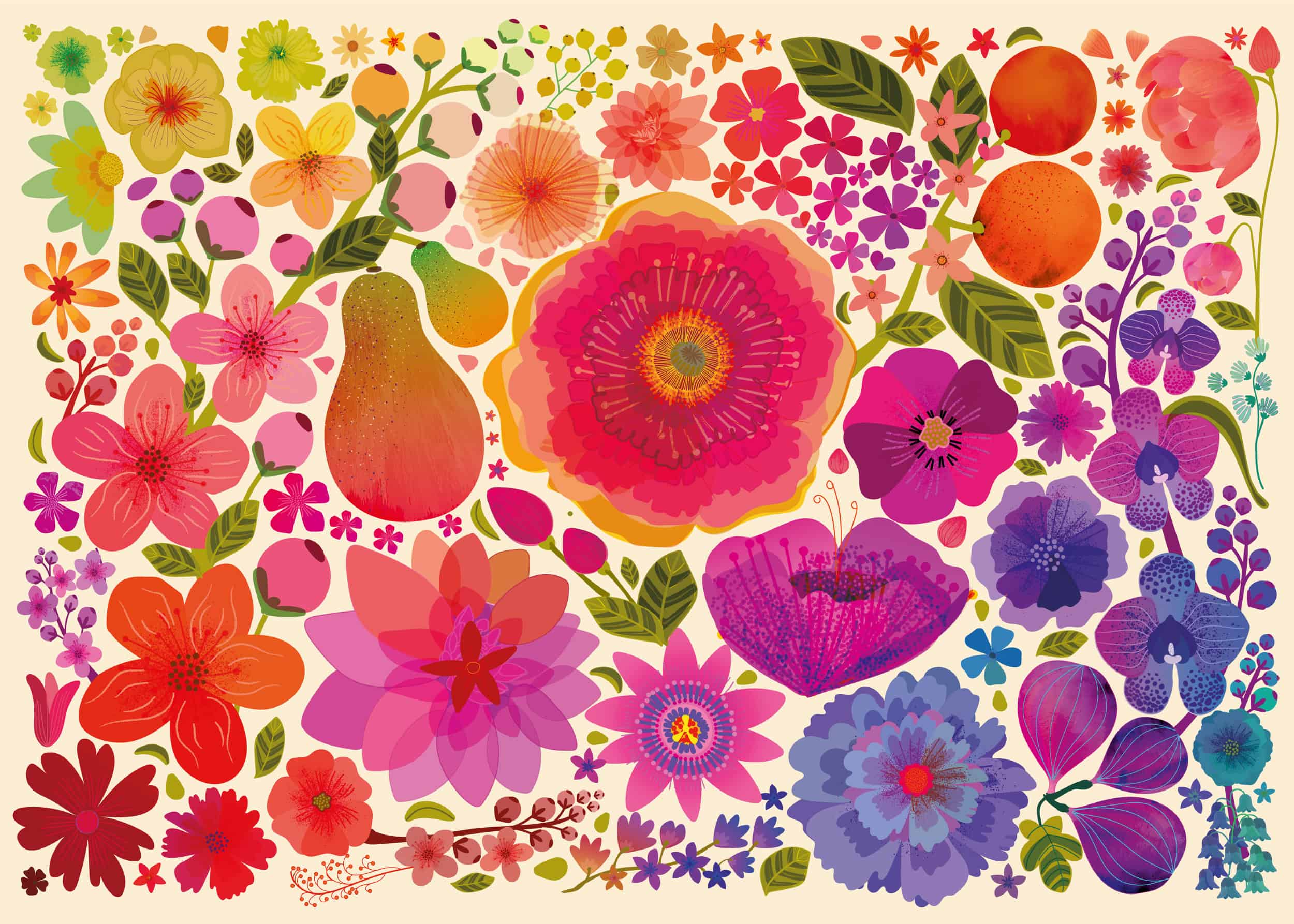 elena essex flowers in bloom 1000 piece jigsaw puzzle