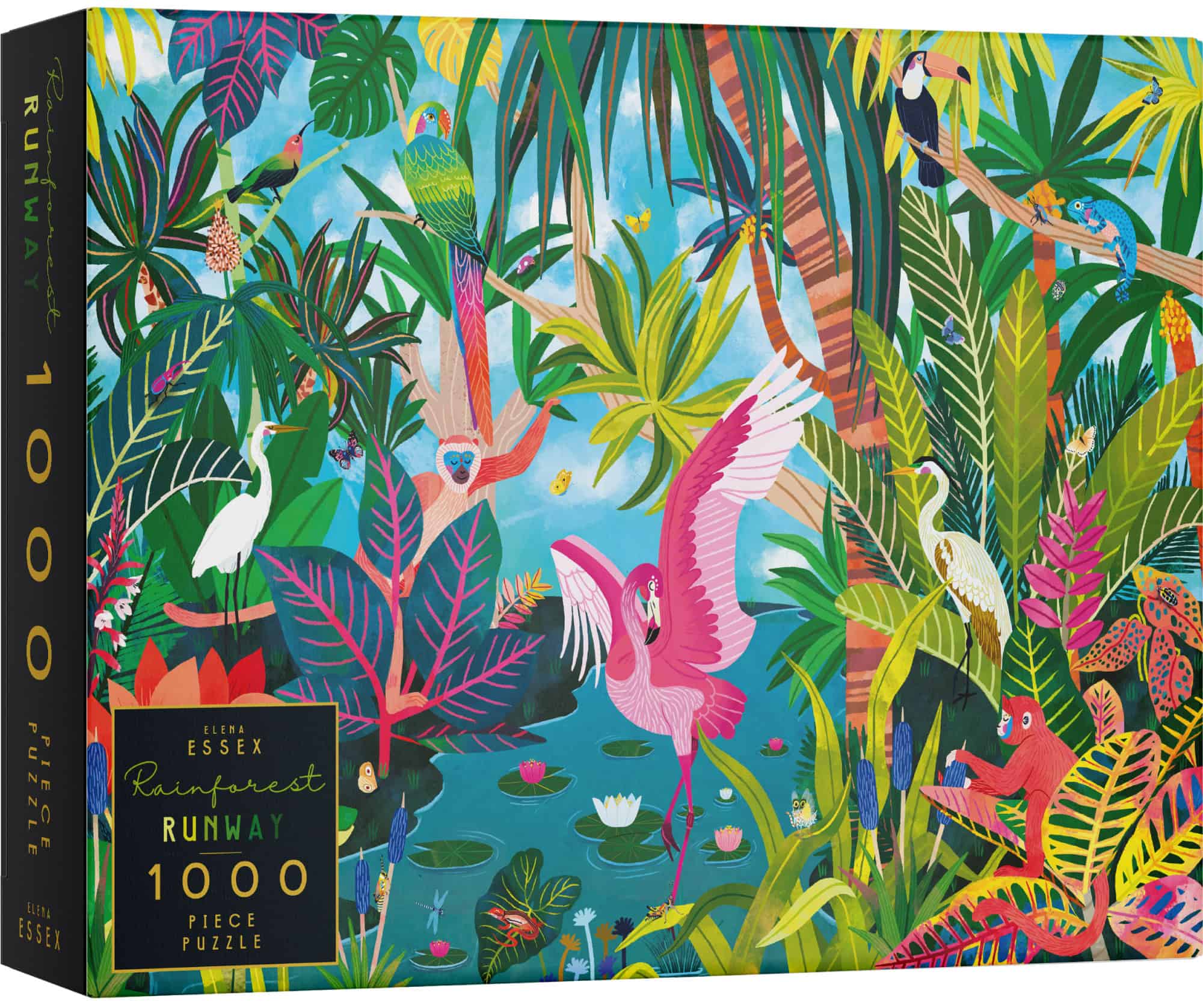 elena essex rainforest runway 1000 piece jigsaw puzzle