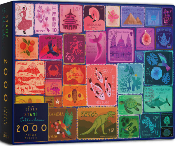 elena essex stamp collection 2000 piece jigsaw puzzle