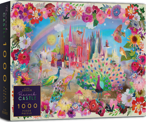 elena essex peacock castle 1000 piece jigsaw puzzle