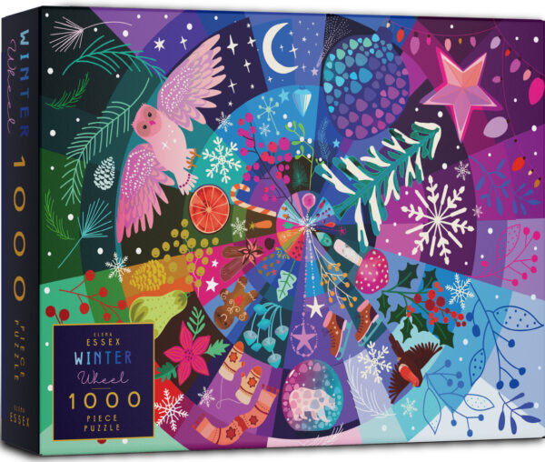 elena essex winter wheel 1000 piece jigsaw puzzle